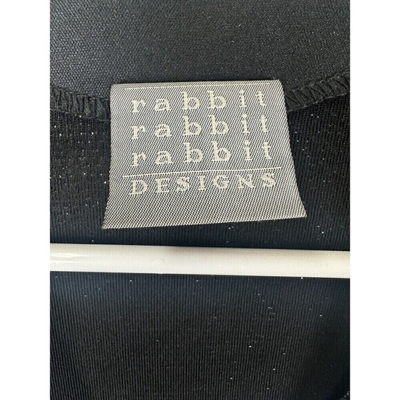 Vintage Rabbit Designs Dress Cardigan Set Womens 12M Blue Metallic Stretch USA - Picture 11 of 16